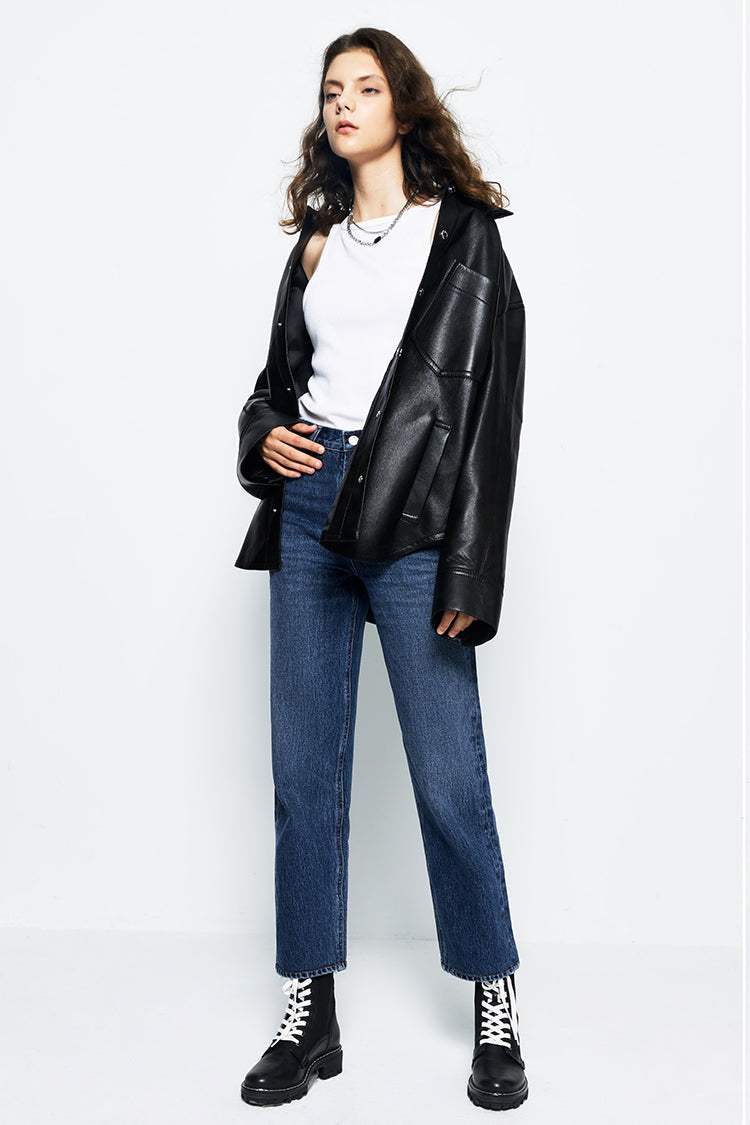 Manhattan High Rise Straight Ankle Jeans HJ160 - Hey Joanie - Flyclothing LLC
