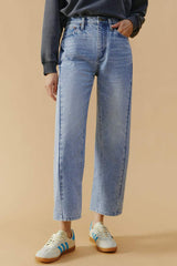 High-Line Curve Ankle Jeans HJ016 - Hey Joanie - Flyclothing LLC