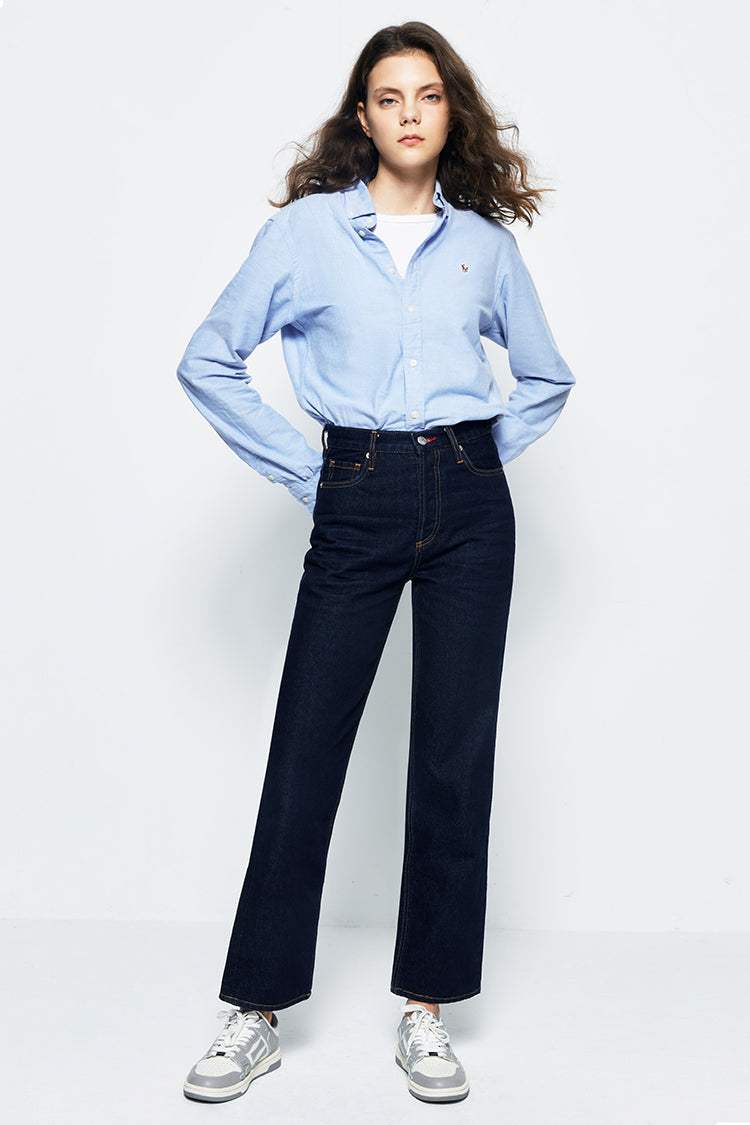 Manhattan High Rise Straight Ankle Jeans HJ160 - Hey Joanie - Flyclothing LLC