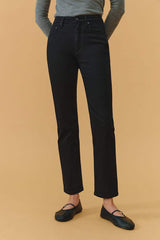Two Shots High Rise Straight Crop Jeans HJ013 - Hey Joanie - Flyclothing LLC