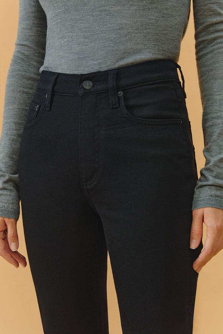 Two Shots High Rise Straight Crop Jeans HJ013 - Hey Joanie - Flyclothing LLC