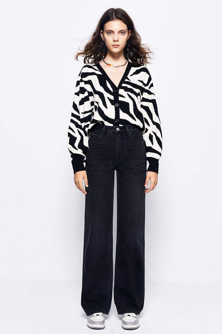Coney Island Whitefish High Rise Wide Jeans HJ007 - Hey Joanie - Flyclothing LLC