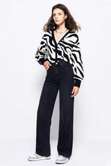 Coney Island Whitefish High Rise Wide Jeans HJ007 - Hey Joanie - Flyclothing LLC