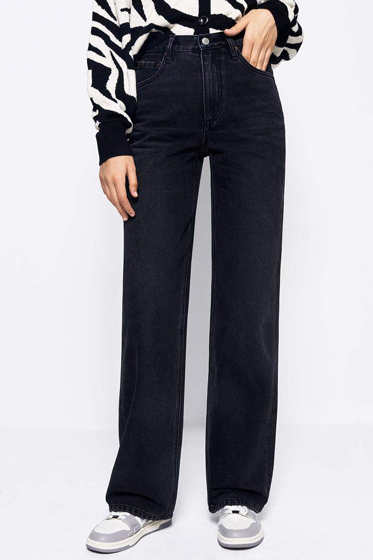 Coney Island Whitefish High Rise Wide Jeans HJ007 - Hey Joanie - Flyclothing LLC