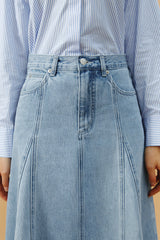 Monica Swing Denim Midi Skirt HJ806 - Hey Joanie - Flyclothing LLC