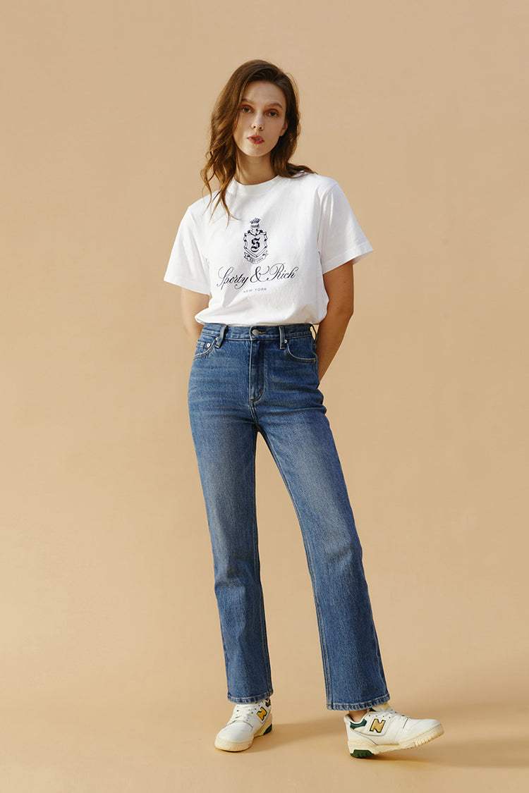 Activity Grrrl High Rise Kick Crop Jeans HJ017 - Hey Joanie - Flyclothing LLC