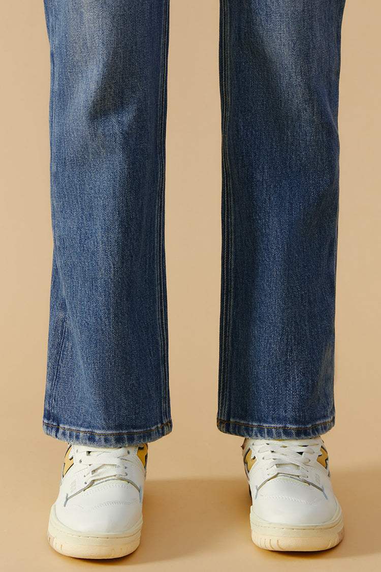 Activity Grrrl High Rise Kick Crop Jeans HJ017 - Hey Joanie - Flyclothing LLC