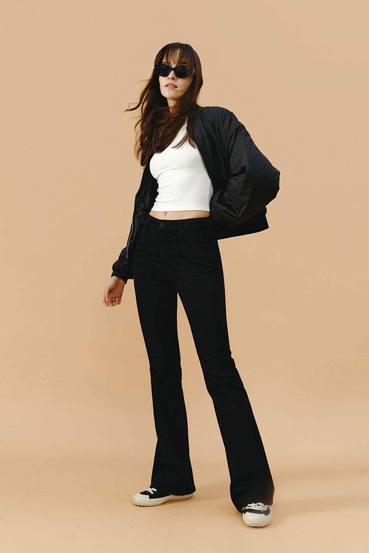 Vintage High Rise Flare LALA Jeans HJ186 - Hey Joanie - Flyclothing LLC