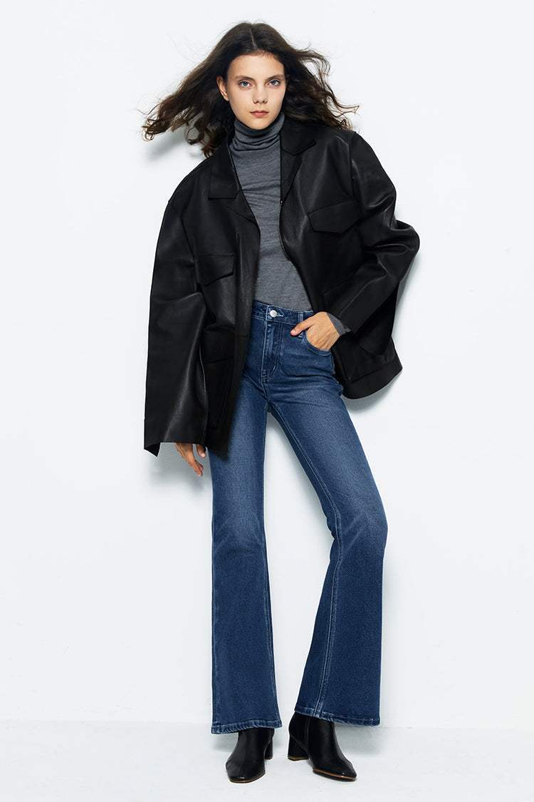 Vintage High Rise Flare LALA Jeans HJ186 - Hey Joanie - Flyclothing LLC