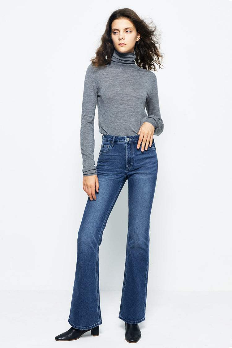 Vintage High Rise Flare LALA Jeans HJ186 - Hey Joanie - Flyclothing LLC