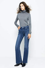 Vintage High Rise Flare LALA Jeans HJ186 - Hey Joanie - Flyclothing LLC