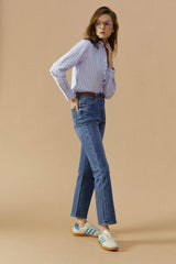 Chelsea High Rise Straight Crop Jeans HJ005 - Hey Joanie - Flyclothing LLC