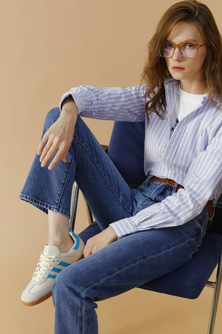 Chelsea High Rise Straight Crop Jeans HJ005 - Hey Joanie - Flyclothing LLC