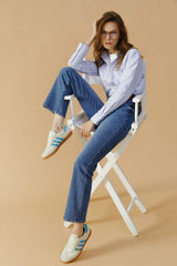 Chelsea High Rise Straight Crop Jeans HJ005 - Hey Joanie - Flyclothing LLC