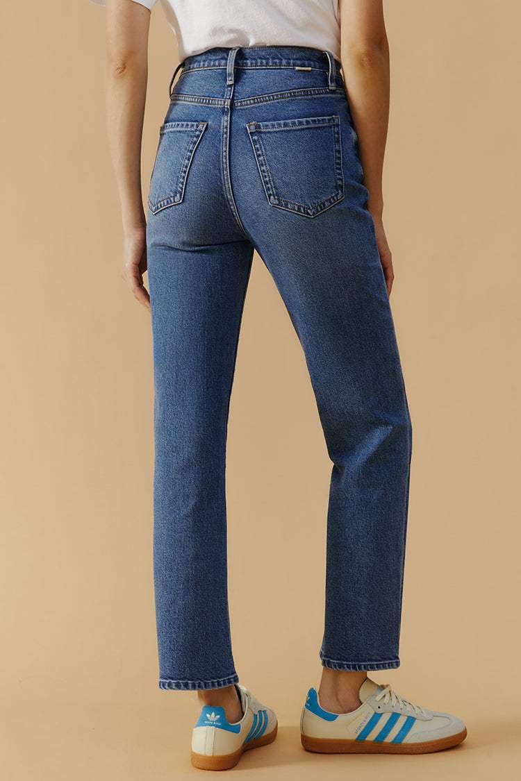 Chelsea High Rise Straight Crop Jeans HJ005 - Hey Joanie - Flyclothing LLC