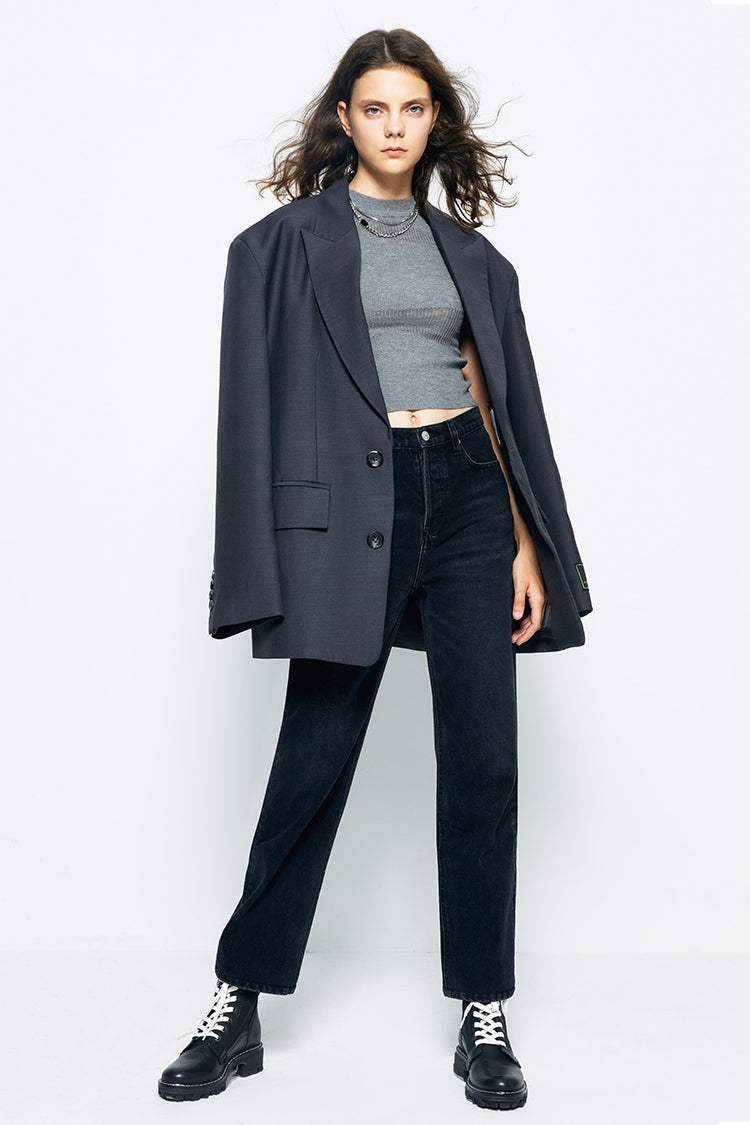 Manhattan High Rise Straight Ankle Jeans HJ160 - Hey Joanie - Flyclothing LLC