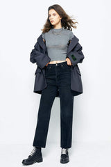 Manhattan High Rise Straight Ankle Jeans HJ160 - Hey Joanie - Flyclothing LLC