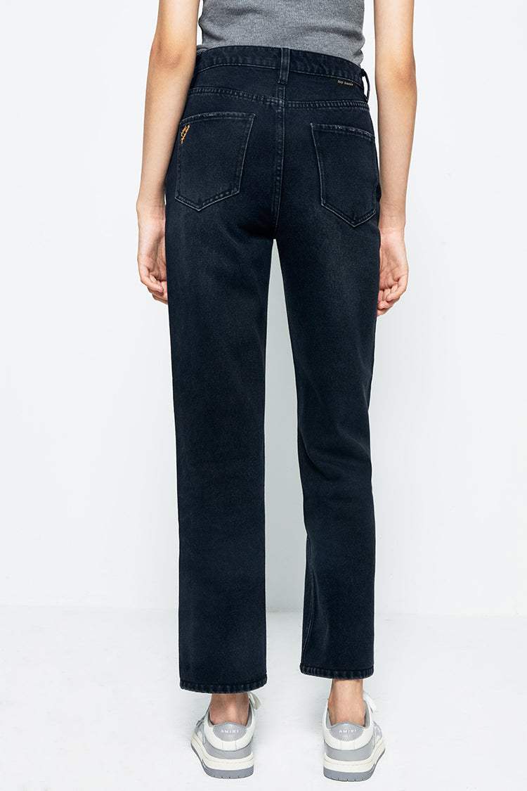 Manhattan High Rise Straight Ankle Jeans HJ160 - Hey Joanie - Flyclothing LLC