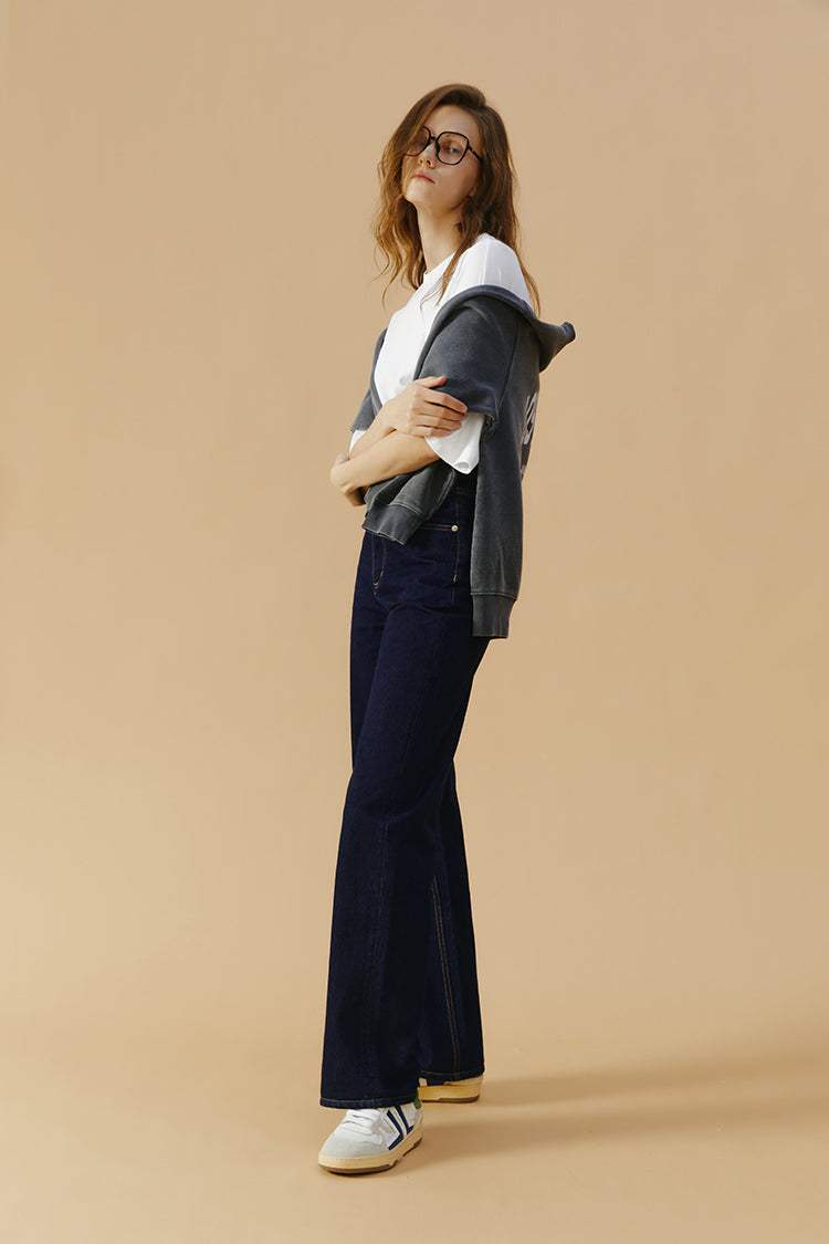 Coney Island Whitefish High Rise Wide Jeans HJ007 - Hey Joanie - Flyclothing LLC