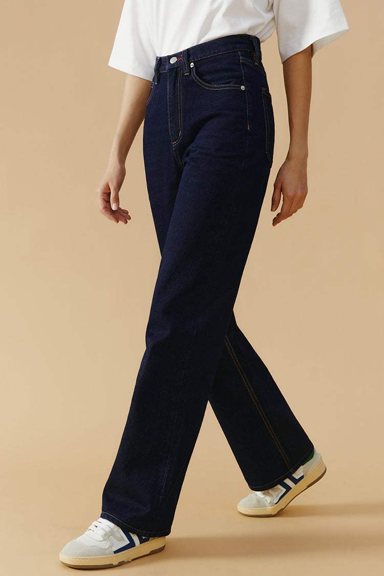 Coney Island Whitefish High Rise Wide Jeans HJ007 - Hey Joanie - Flyclothing LLC