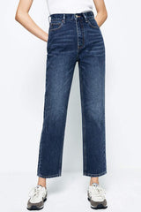 Chelsea High Rise Straight Crop Jeans HJ005 - Hey Joanie - Flyclothing LLC