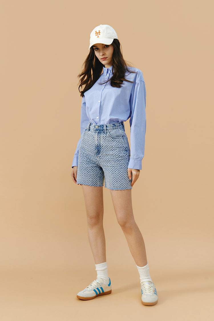 Venice Tweed High Rise Shorts HJ803 [FINAL SALE] - Hey Joanie - Flyclothing LLC