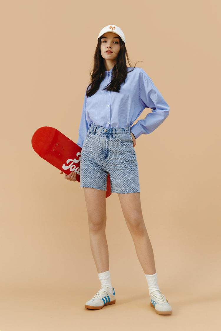 Venice Tweed High Rise Shorts HJ803 [FINAL SALE] - Hey Joanie - Flyclothing LLC