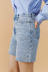 Venice Tweed High Rise Shorts HJ803 [FINAL SALE] - Hey Joanie - Flyclothing LLC