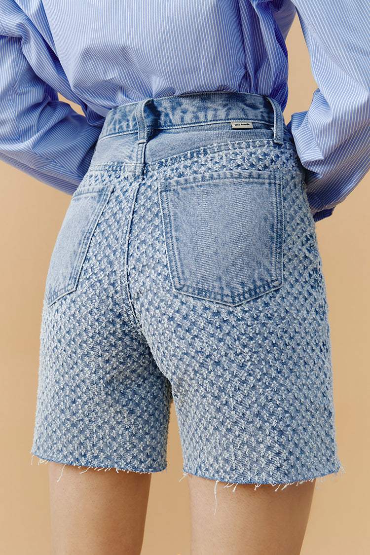 Venice Tweed High Rise Shorts HJ803 [FINAL SALE] - Hey Joanie - Flyclothing LLC