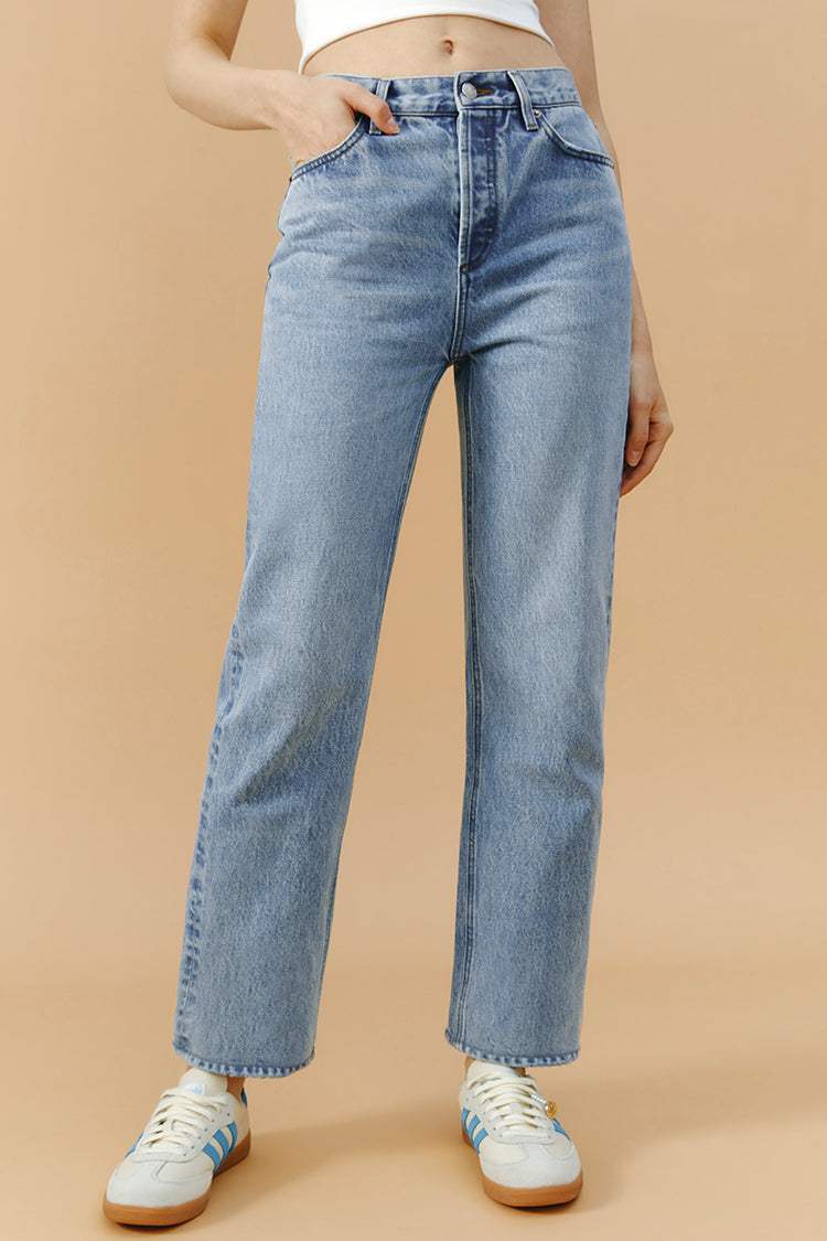 Manhattan High Rise Straight Ankle Jeans HJ160 - Hey Joanie - Flyclothing LLC