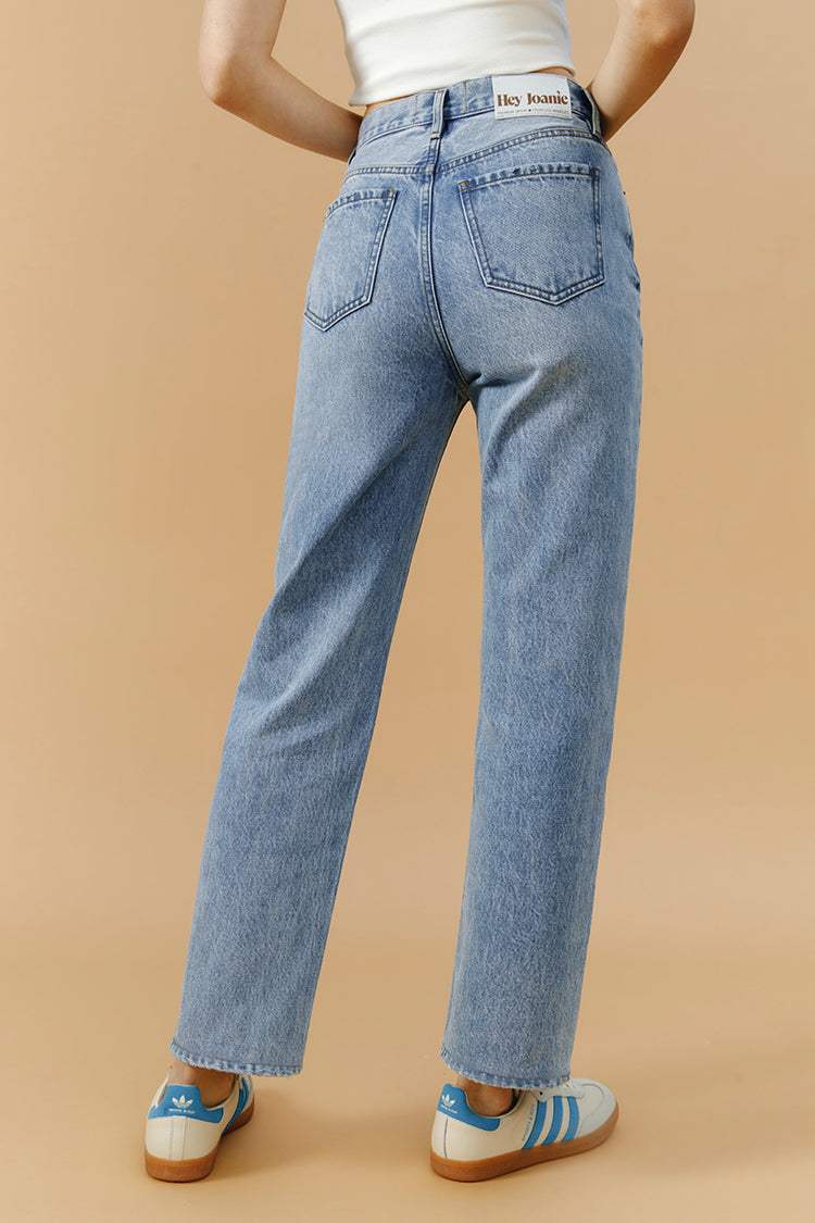 Manhattan High Rise Straight Ankle Jeans HJ160 - Hey Joanie - Flyclothing LLC