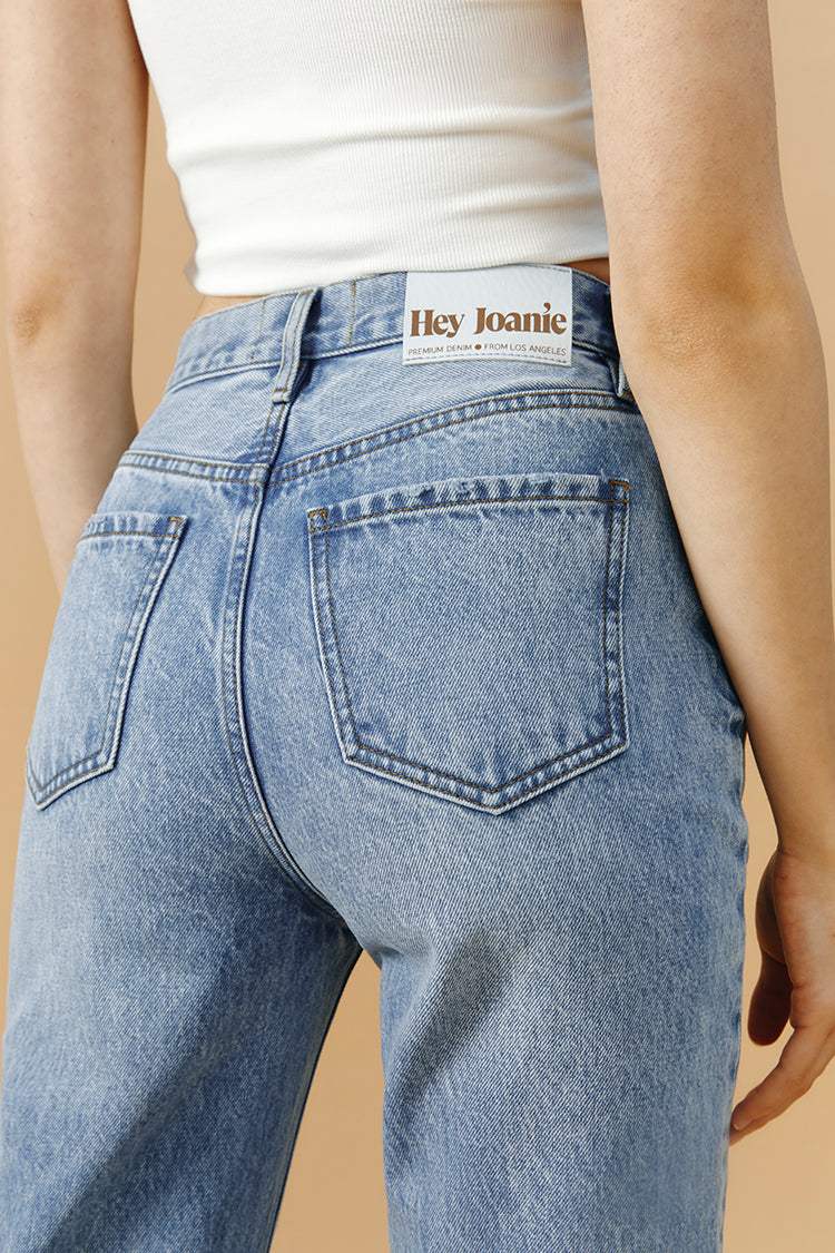 Manhattan High Rise Straight Ankle Jeans HJ160 - Hey Joanie - Flyclothing LLC