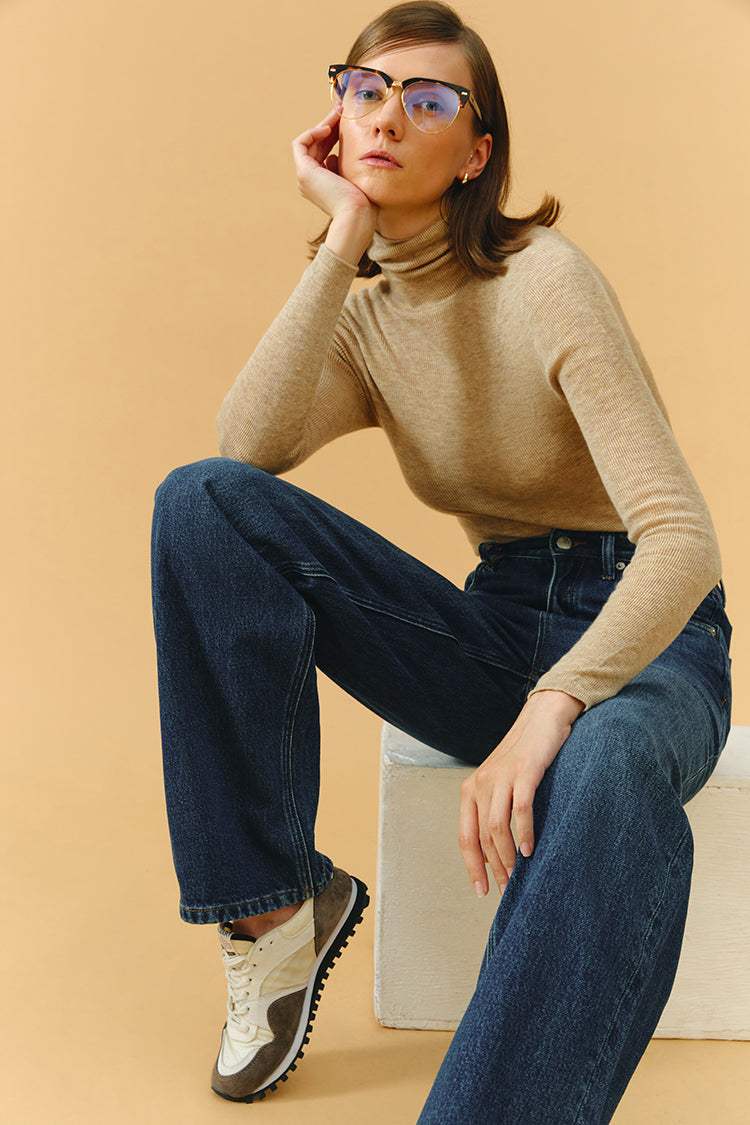 Coney Island Whitefish High Rise Wide Jeans HJ007 - Hey Joanie - Flyclothing LLC