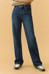 Coney Island Whitefish High Rise Wide Jeans HJ007 - Hey Joanie - Flyclothing LLC