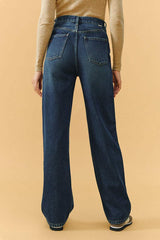 Coney Island Whitefish High Rise Wide Jeans HJ007 - Hey Joanie - Flyclothing LLC