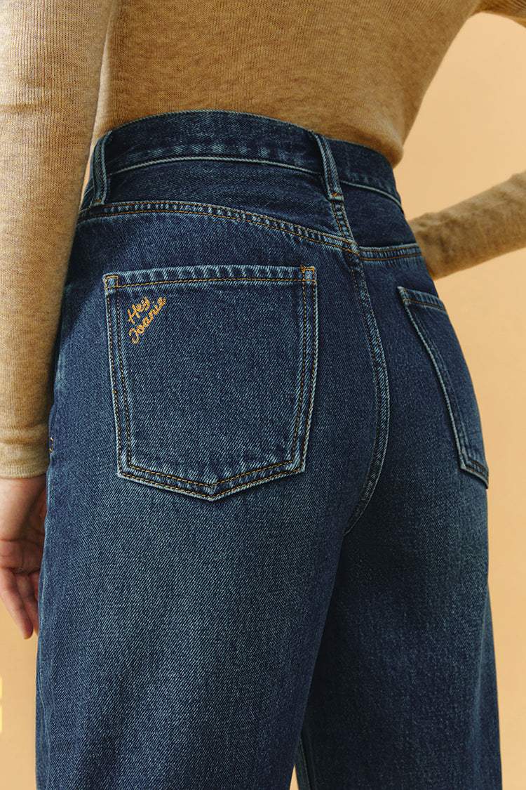 Coney Island Whitefish High Rise Wide Jeans HJ007 - Hey Joanie - Flyclothing LLC