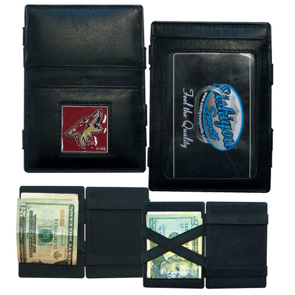 Arizona Coyotes Leather Jacob's Ladder Wallet - Arizona Coyotes - Flyclothing LLC