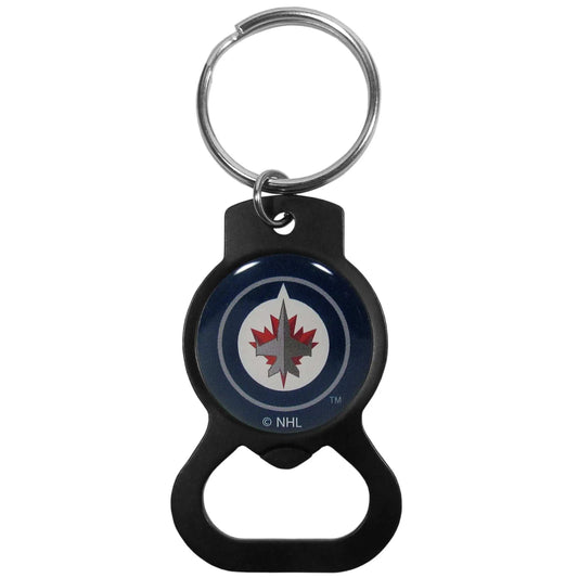 Winnipeg Jets™ Bottle Opener Key Chain, Black - Winnipeg Jets - Flyclothing LLC