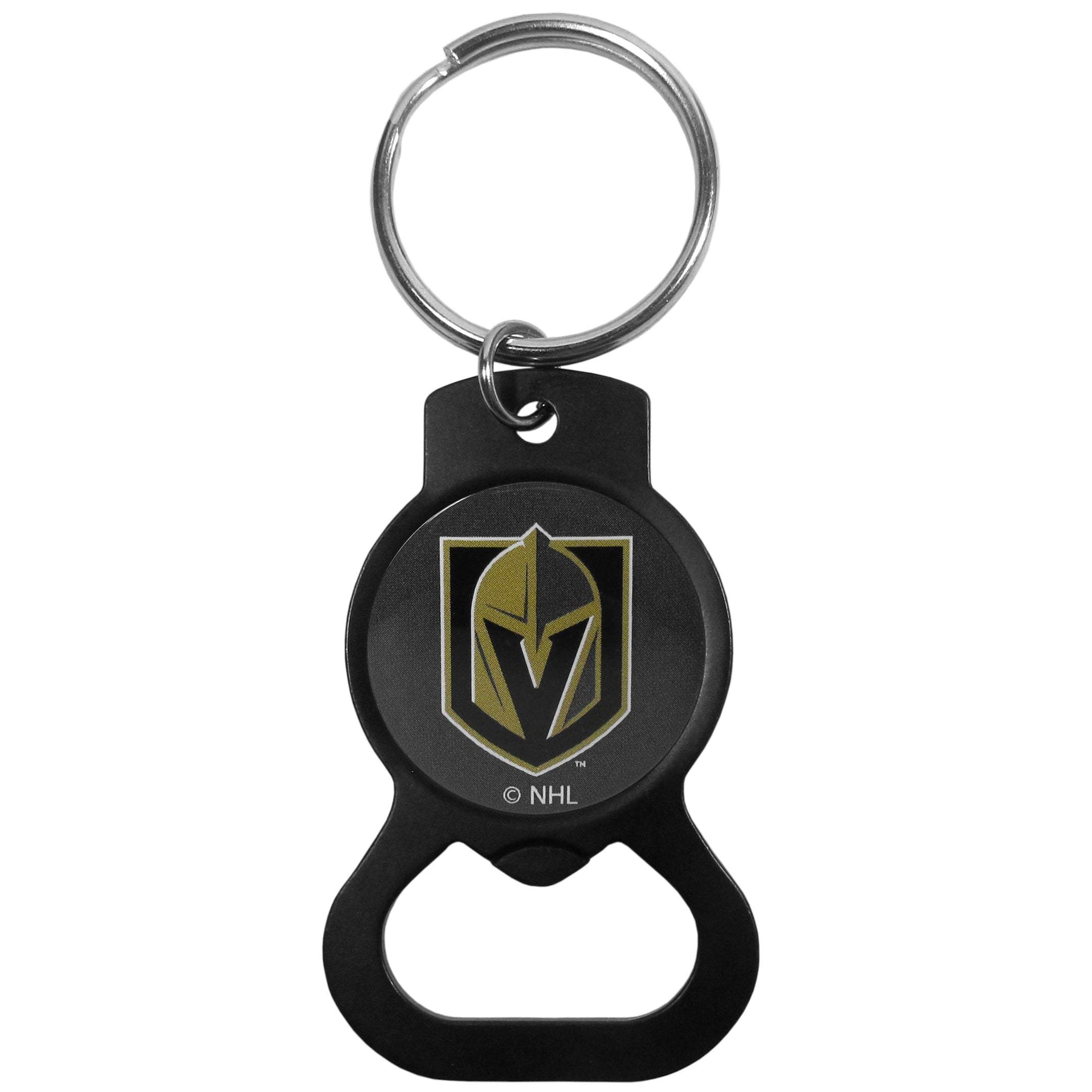 Vegas Golden Knights® Bottle Opener Key Chain, Black - Vegas Golden Knights - Flyclothing LLC