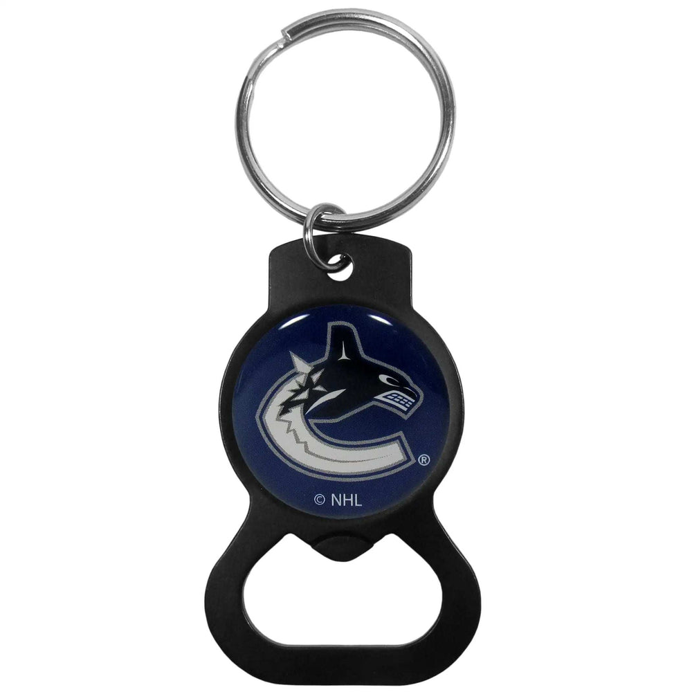 Vancouver Canucks® Bottle Opener Key Chain, Black - Vancouver Canucks - Flyclothing LLC