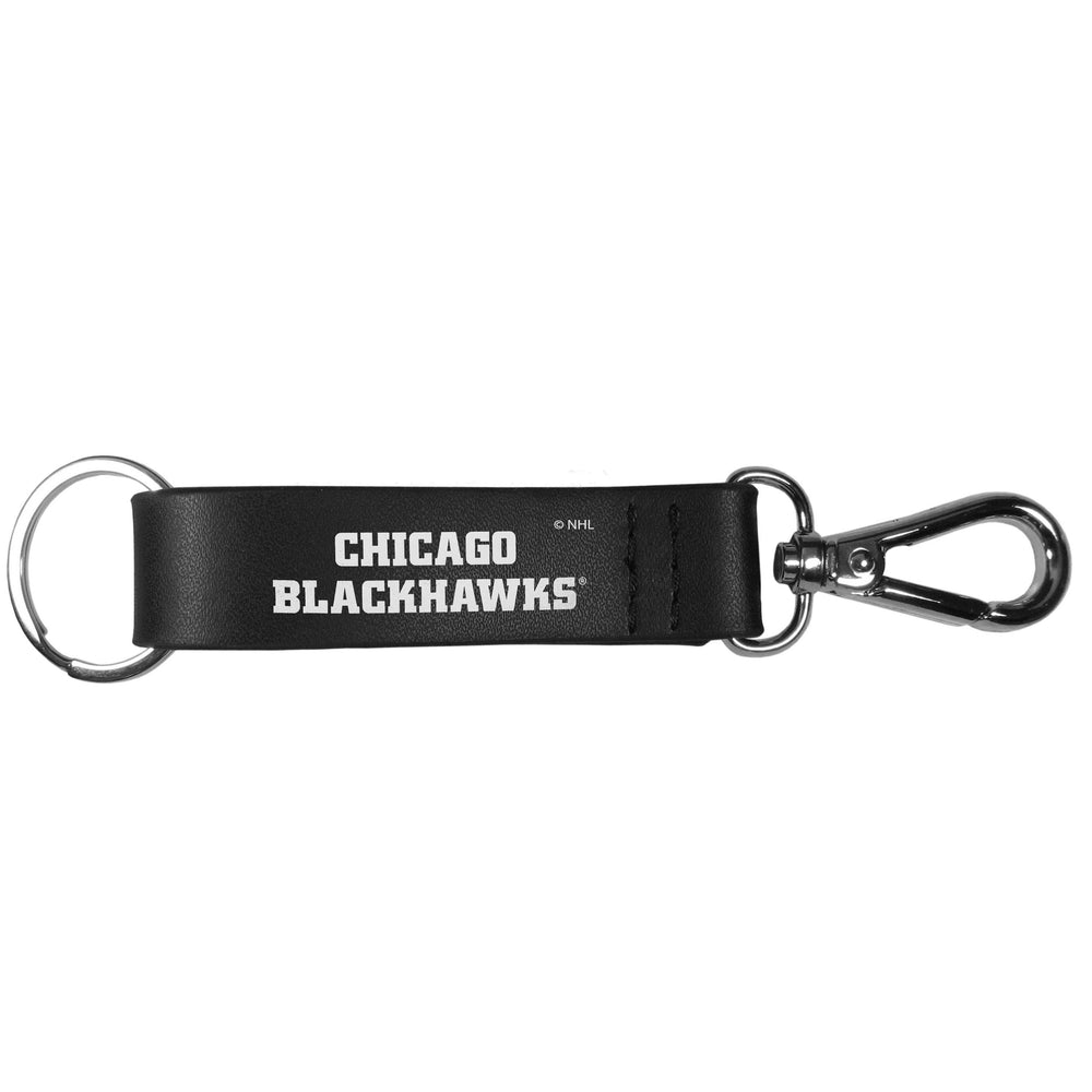Chicago Blackhawks Black Strap Key Chain - Chicago Blackhawks - Flyclothing LLC