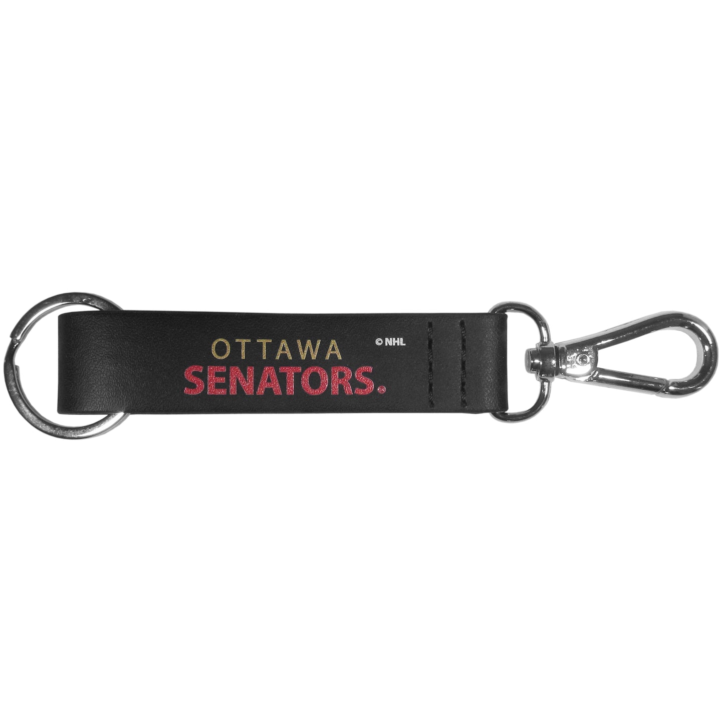 Ottawa Senators® Black Strap Key Chain