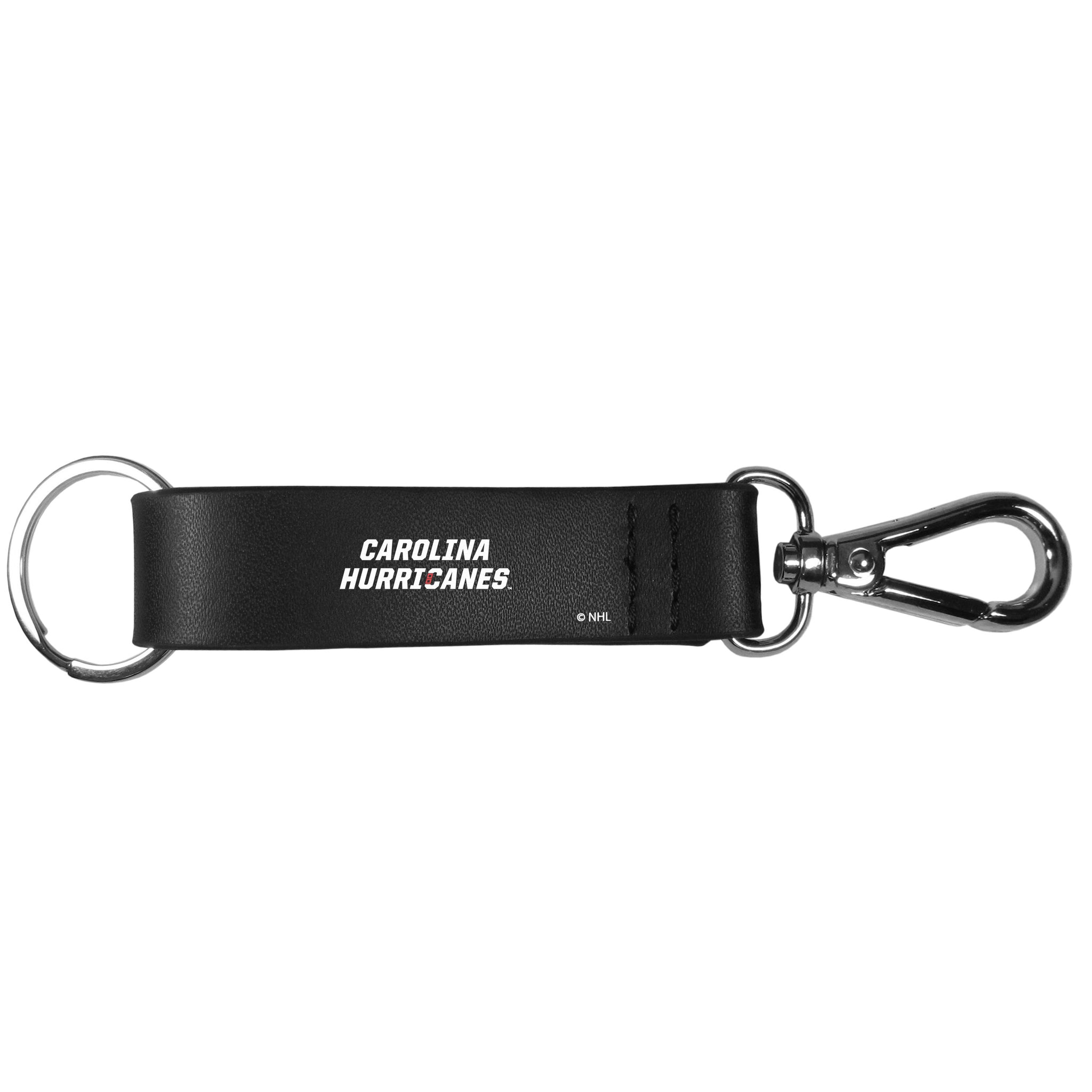 Carolina Hurricanes® Black Strap Key Chain