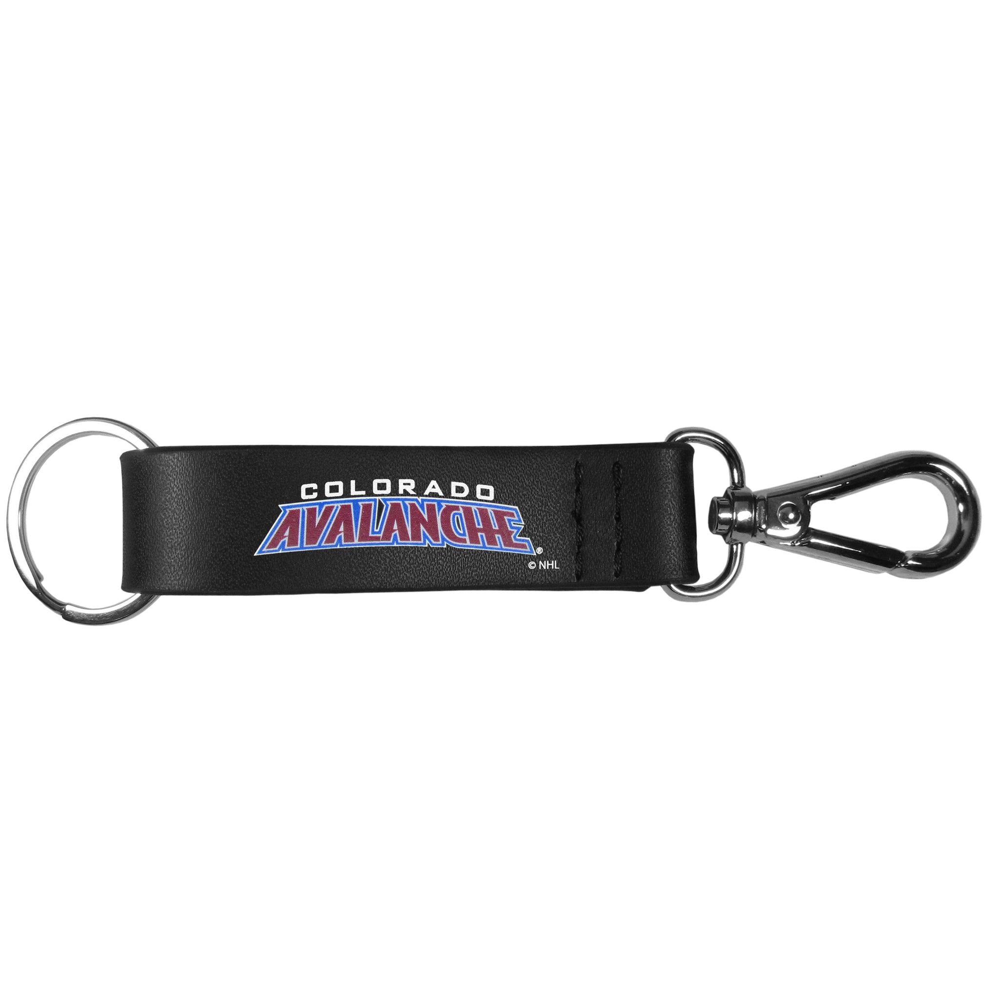 Colorado Avalanche® Black Strap Key Chain
