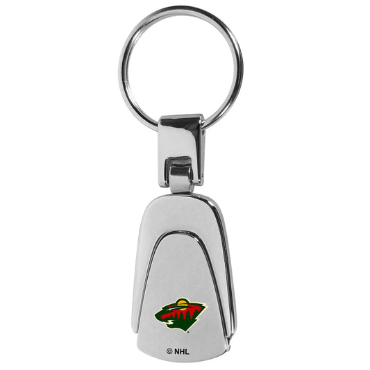 Minnesota Wild Steel Teardop Key Chain - Minnesota Wild - Flyclothing LLC