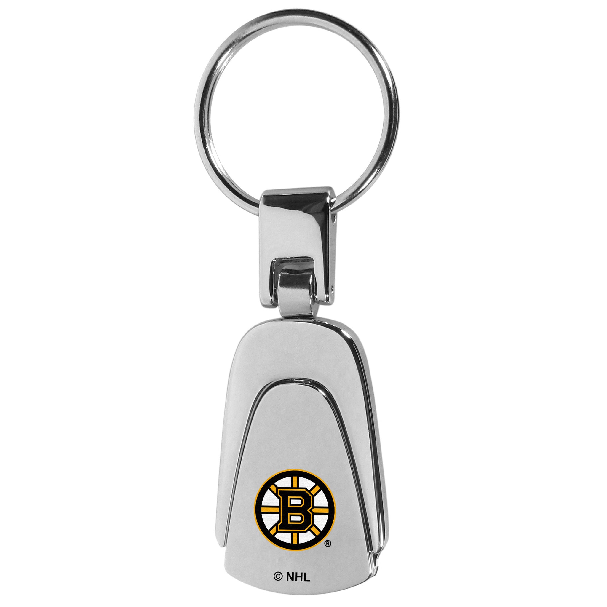 Boston Bruins® Steel Teardop Key Chain