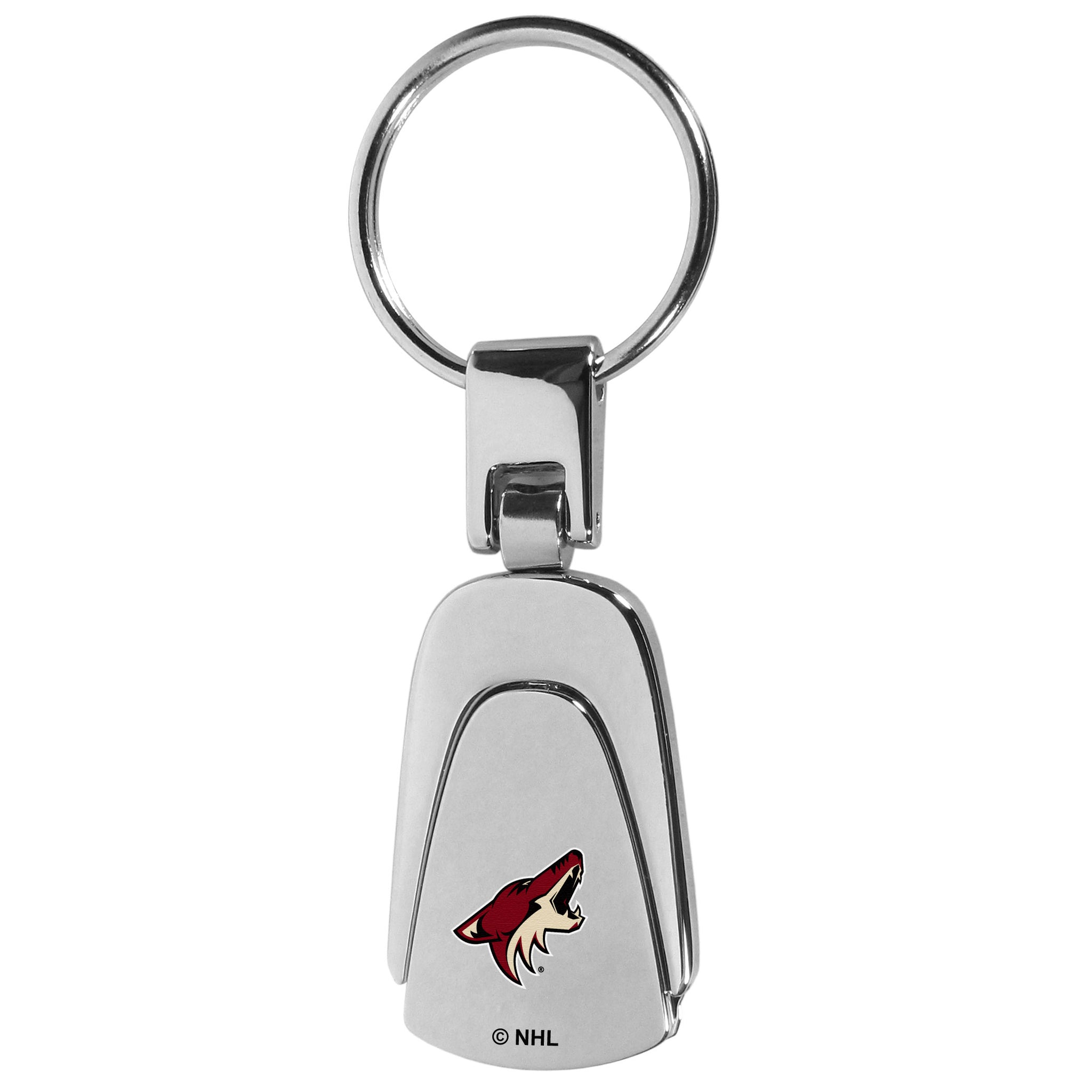 Arizona Coyotes® Steel Teardop Key Chain