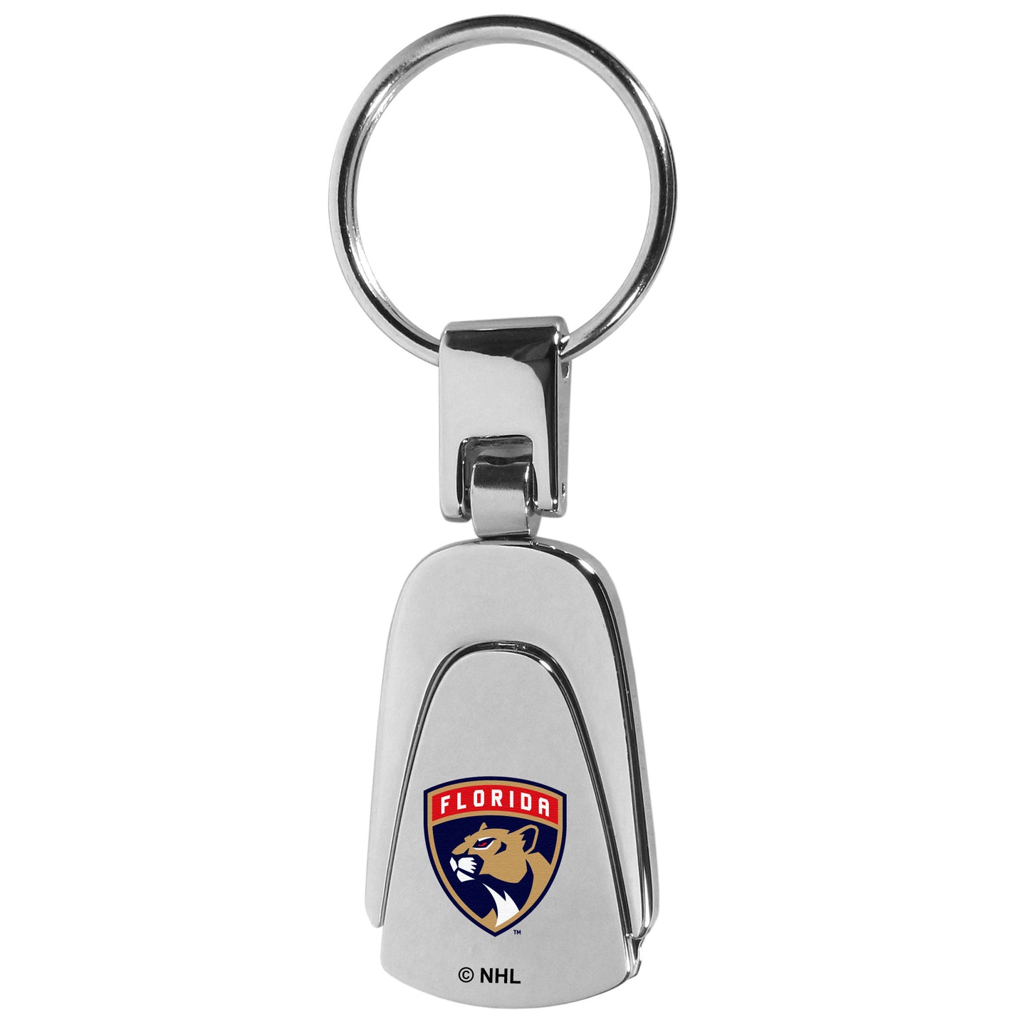 Florida Panthers® Steel Teardop Key Chain