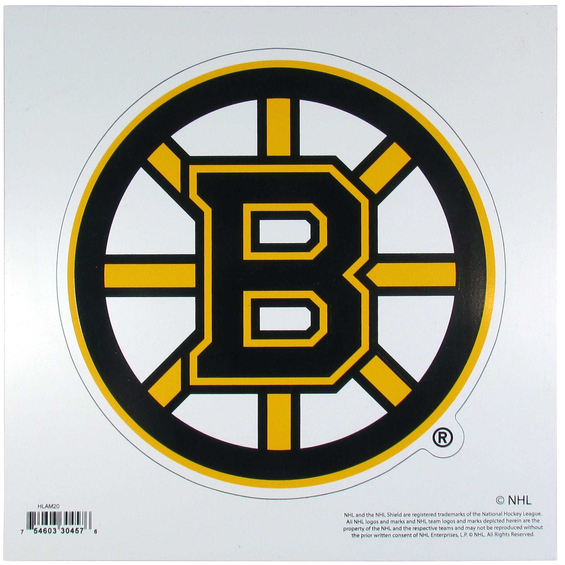 Boston Bruins 8 inch Logo Magnets - Boston Bruins - Flyclothing LLC