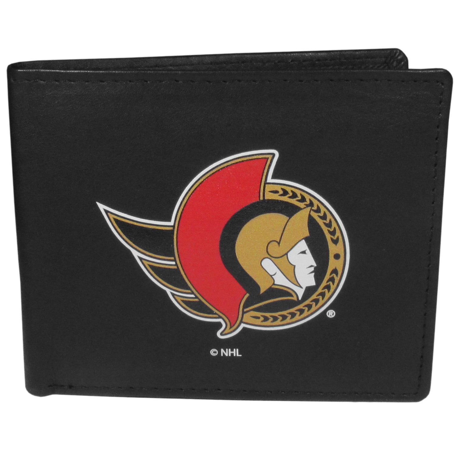 Ottawa Senators® Leather Bi-fold Wallet, Large Logo